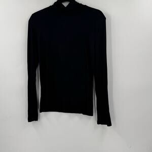 NWOT Active Basic Black Stretchy turtleneck